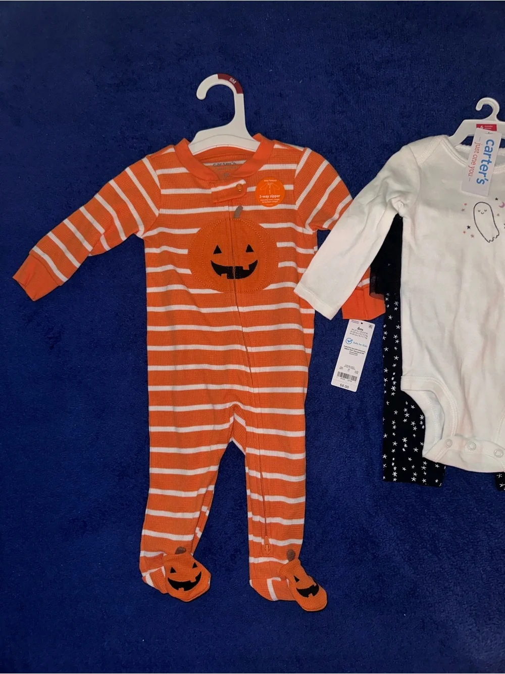 Carter’s Baby First Halloween Long Sleeve Bodysuit Tutu Lot of 3 6M NWT